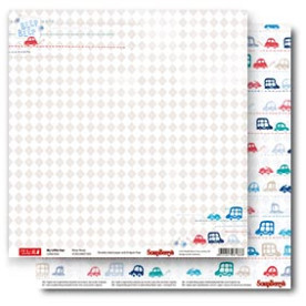 Двусторонняя бумага "Би-Би"  30,5х30,5 см от ScrapBerry's