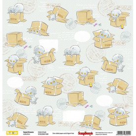 Односторонняя бумага Игра в Прятки 30,5х30,5 см от ScrapBerry's