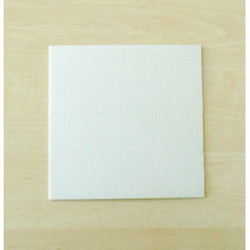 Набір сторінок з пивного картону, вибілений, розмір 15,5 * 15,5 см, 6 шт