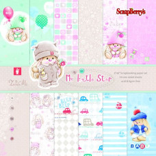 Набор бумаги "Зайка Ми Малыши", 15*15 см , 24 листа от ScrapBerry's