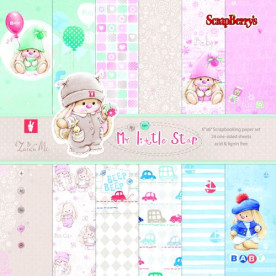 Набір паперу "Зайка Мі Малюки", 15 * 15 см, 24 листа від ScrapBerry's