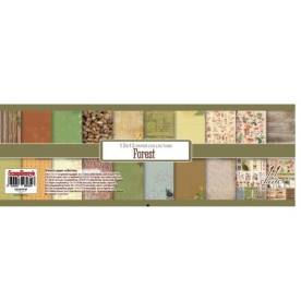 Набор бумаги "В Лесу", 30.5*30.5 см , 11 листов от ScrapBerry's