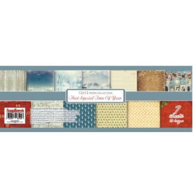 Набор бумаги "С Рождеством!", 30.5*30.5 см ,7 листов от ScrapBerry's