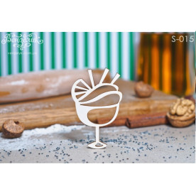 Чипборд Мороженное 01 39x62 мм от Вензелик