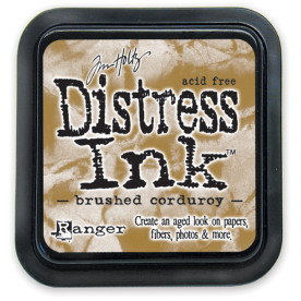 Краска для штампинга Distress Pad - Brushed Corduroy от Tim Holtz