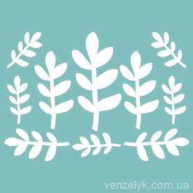 Чіпборд Набір "Флора 04" від 30 до 60 мм від Вензелік