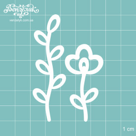 Чіпборд Набір "Флора 10" 51, 71 мм від Вензелік