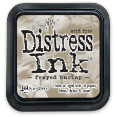 Краска для штампинга Distress Pad - Frayed Burlap от Tim Holtz