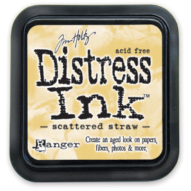Фарба для Штампінг Distress Pad - Scattered Straw від Tim Holtz