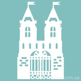 Чипборд Замок 02  57x94 мм от Вензелик