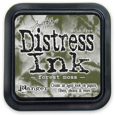 Краска для штампинга Distress Pad - Forest Moss от Tim Holtz