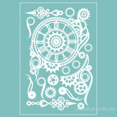 Чіпборд Набір стімпанковий з годинником 150x100 мм від Вензелік
