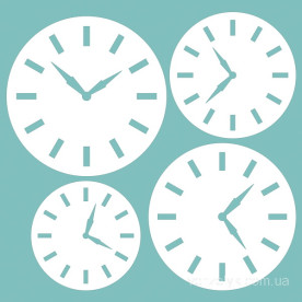 Чіпборд Набір годин 66x69 мм від Вензелік