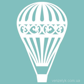 Чипборд Воздушный шар 01 37x59 мм от Вензелик