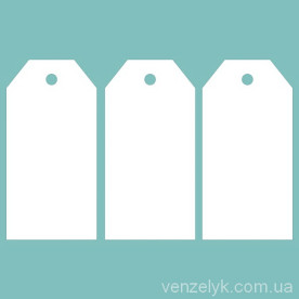 Чіпборд Тег 01 1 шт 30x60 мм від Вензелік