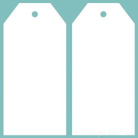 Чіпборд Тег 02 1 шт 45x95 мм від Вензелік