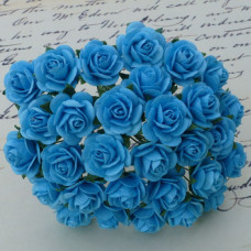 Набір троянд LIGHT TURQUOISE 15 мм, 10 шт.