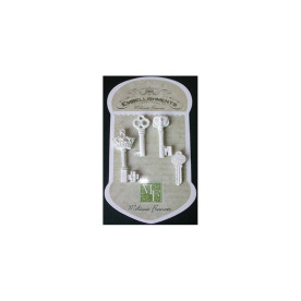 Набір прикрас з гіпсу The Key To My Heart від Melissa Frances