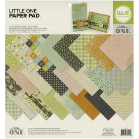 Набор бумаги Little One , 12 листов , размер 30*30 см от We R Memory Keepers 