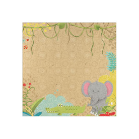 Папір Jungle Friends, розмір 30 * 30, 1 шт від Paper House
