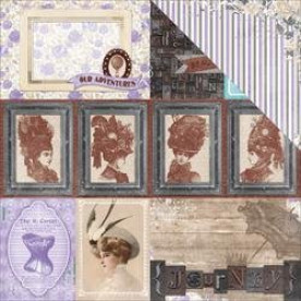 Двосторонній папір Portraiture 30х30 см від Bo-Bunny