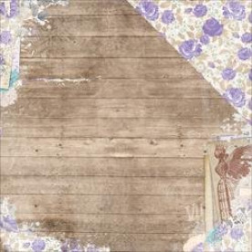 Двусторонняя бумага Woodworks 30х30 см от Bo-Bunny