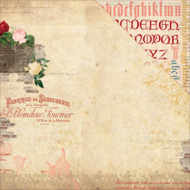 Двусторонняя бумага Amore 30х30 см от Bo-Bunny