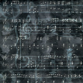 Бумага Charcoal Music, размер 30*30, 1 шт от Paper House