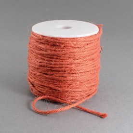 Пеньковий шнур помаранчевий, 2 мм, 1 м