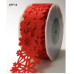 Фетровий стрічка Floral Felt Red, ширина 7 см, довжина 90 см від May Arts
