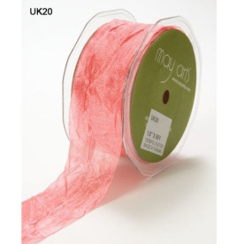 Шеббі-стрічка Silky Crush Rose 90 см від May Arts