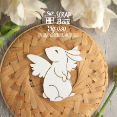 Чіпборд кролик з крилами 40 x 40 мм від Scrapbox