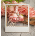 Чіпборд слайд з написом Love 60 x 70 мм від Scrapbox
