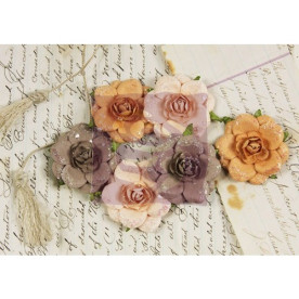 Набір декоративних квітів Tea Roses Latte від Prima