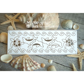 Чіпборд набір "Океан" 150х55 мм Scrapbox