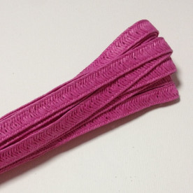 Плетеный бумажный шнур, 8 мм, 90 см, цвет розовый
