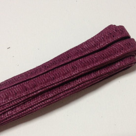 Плетеный бумажный шнур, 8 мм, 90 см, цвет сливовый