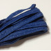Бумажный плетеный шнур, 8 мм, 90 см, цвет синий