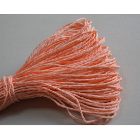 Паперовий шнур однотонний персиковий, 1,5 мм, 1 м