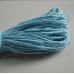Бумажный шнур однотонный голубой, 1,5 мм, 1 м