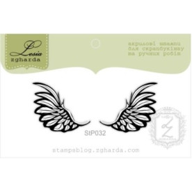 Акриловый штамп Два крыла ( 2 шт)