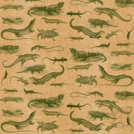 Лист бумаги KRAFTERIA "Green Lizards", 30*30 см, 120 г/м2 от Lesia Zgharda