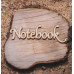 Дерев'яна прикраса "Notebook", розмір 122 * 37 мм Вензлік