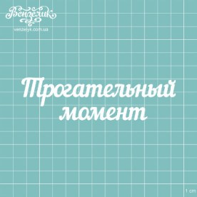 Чіпборд "Зворушливий Момент", розмір 117 * 32 мм від Вензелік