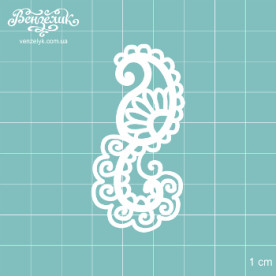 Чипборд "Менди 2", размер 30*61 мм от Вензелик