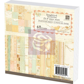 Набор скрапбумаги Songbird 15х15 см от Prima, 48 листов
