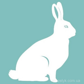 Чипборд "Кролик", размер 60*70 мм от Вензелик