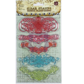 Набір акрилових штампів Flourish, Prima