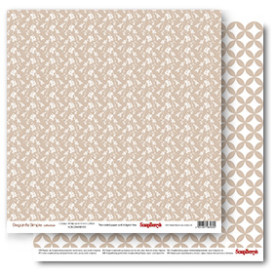 Двосторонній папір Класика Кава з льодом 30,5х30,5 см від ScrapBerry's