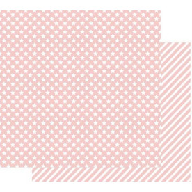 Двосторонній папір Зірочки Рожевий Кварц 30,5х30,5 см від ScrapBerry's